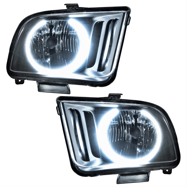 Oracle White Halo Headlights No Controller 05-09 Mustang